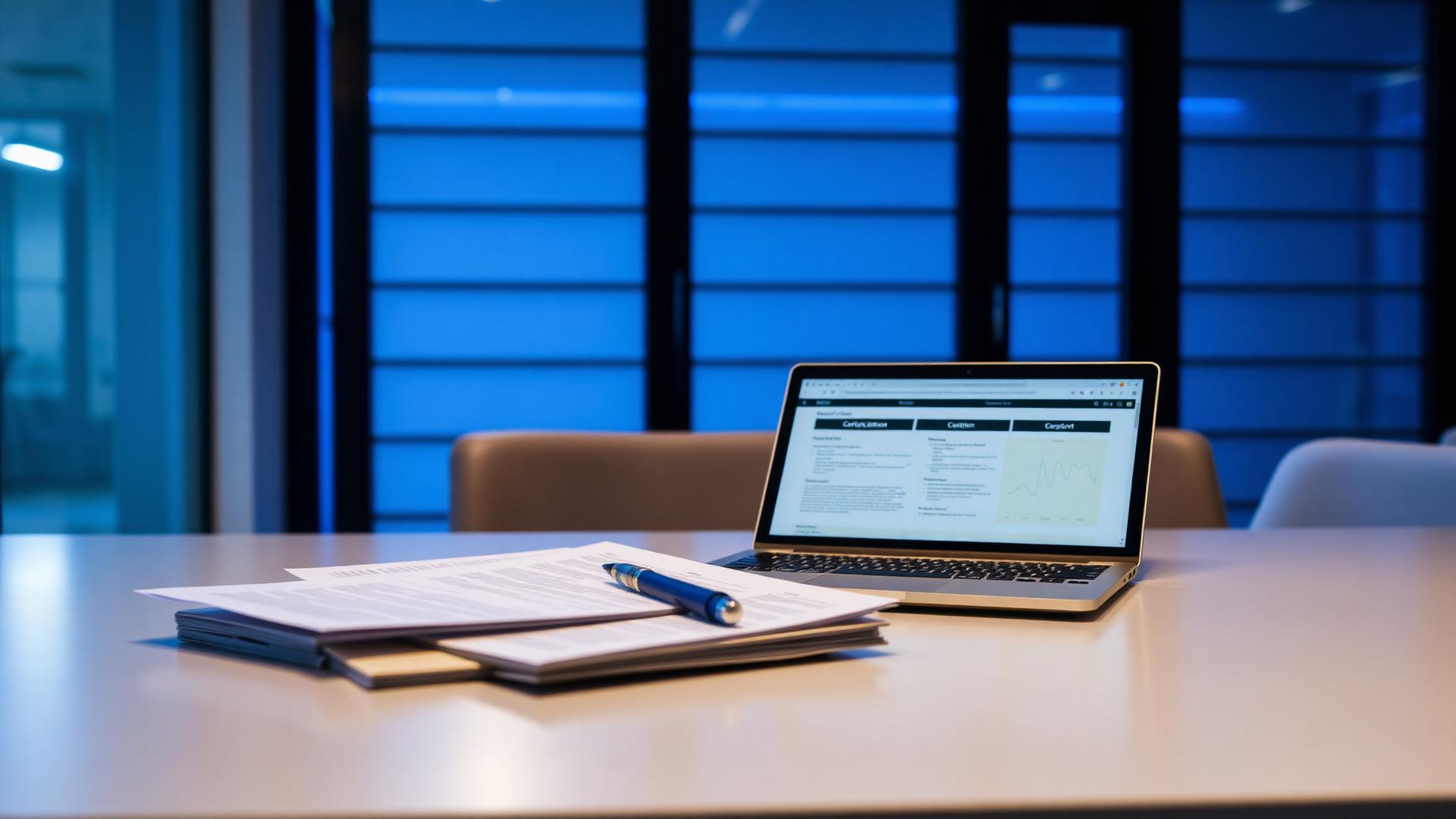 Modern corporate office